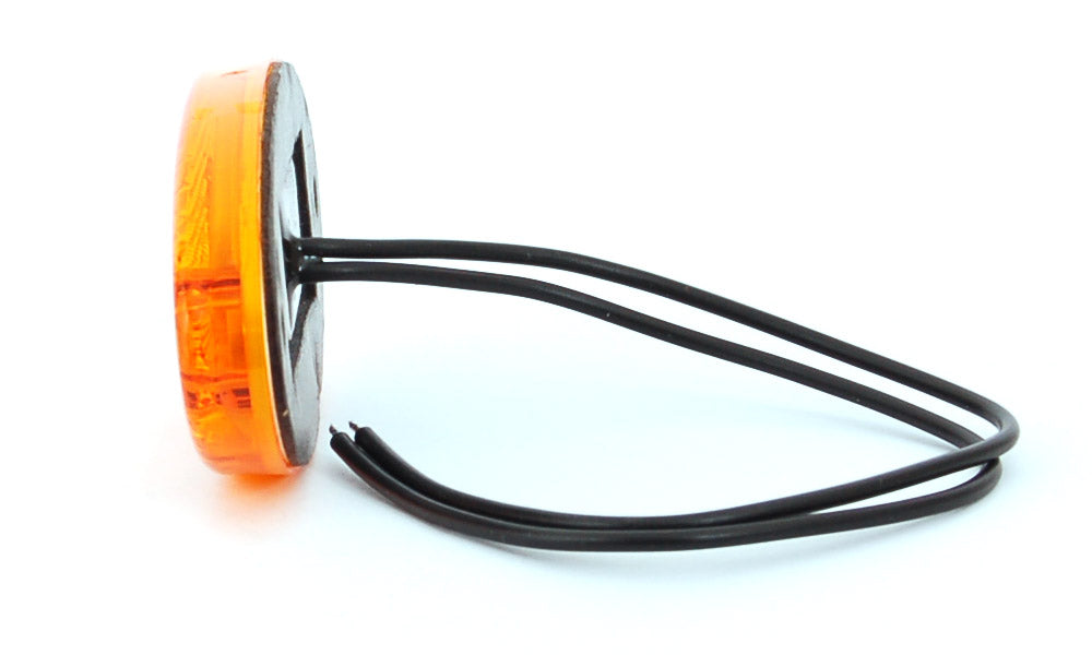 LED Светодиоден Габарит, Оранжев, Е-Mark, 12V-24V