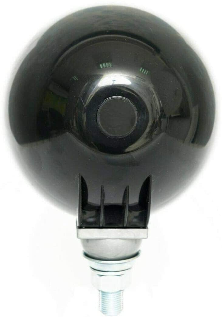 Комплект 2 Броя Фар, Халоген, Универсален, Кръгъл, Черен Корпус, Метал и Стъкло, Ø12см,