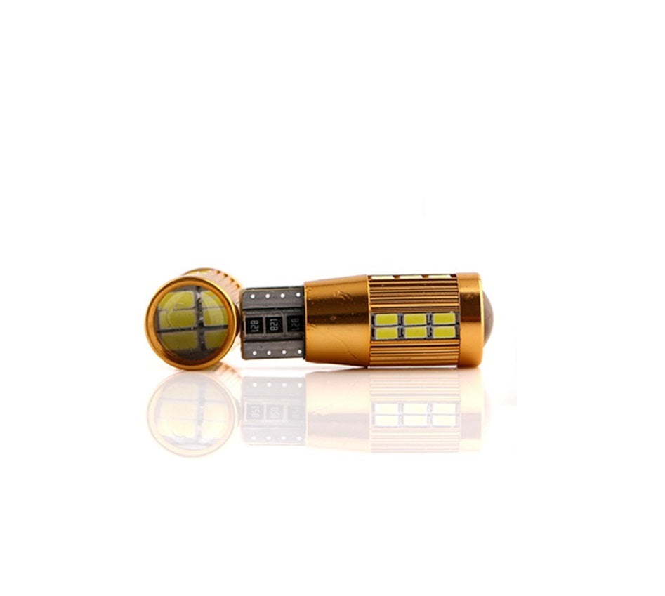 LED  Диодни Крушки За Габарит, Т10 W5W 194 168, 30 SMD, 12V, Бяла Светлина, Canbus - Error free , Без грешки