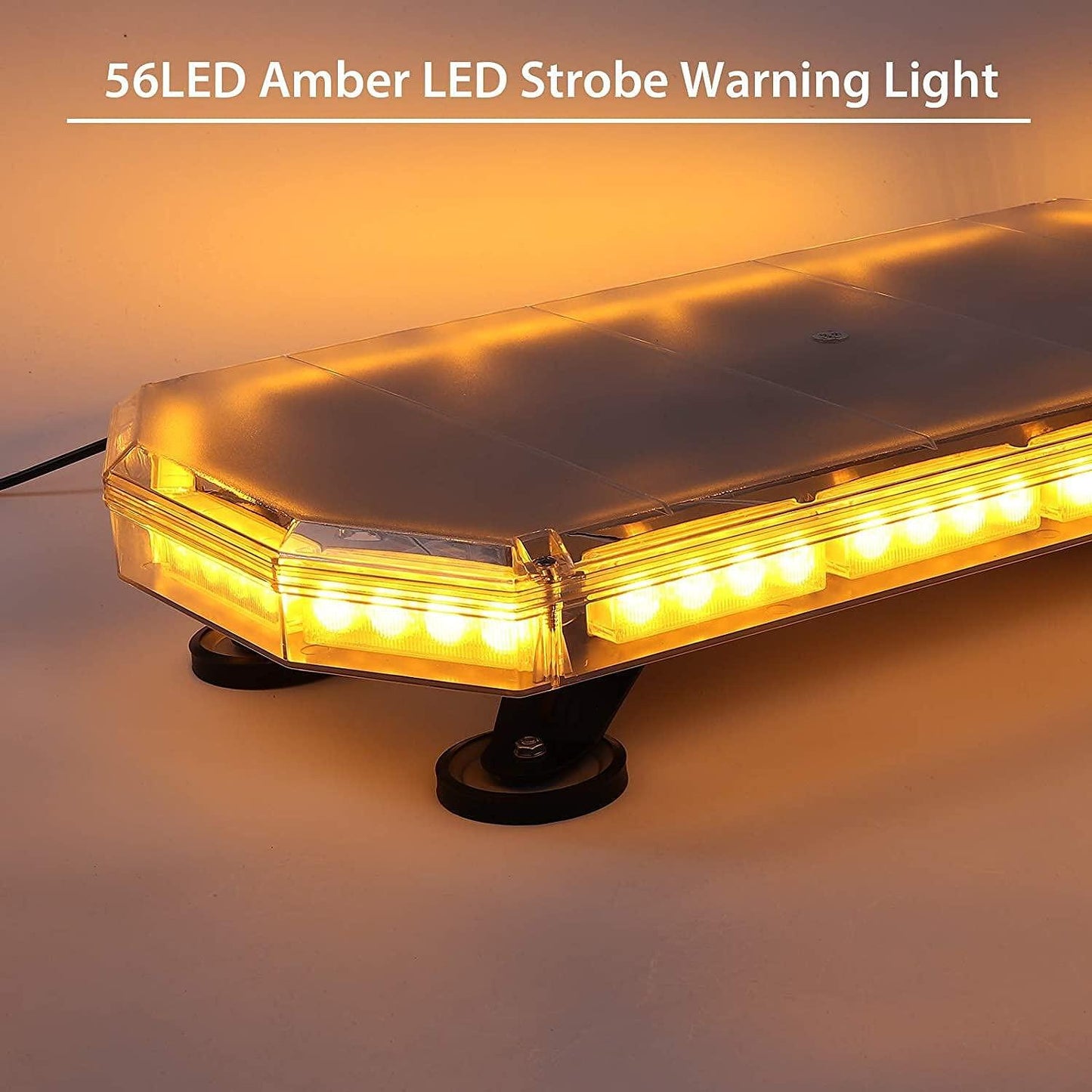 60см 168W LED Аварийна сигнална лампа (буркан) с магнити, 16 режима на работа, 12/24V
