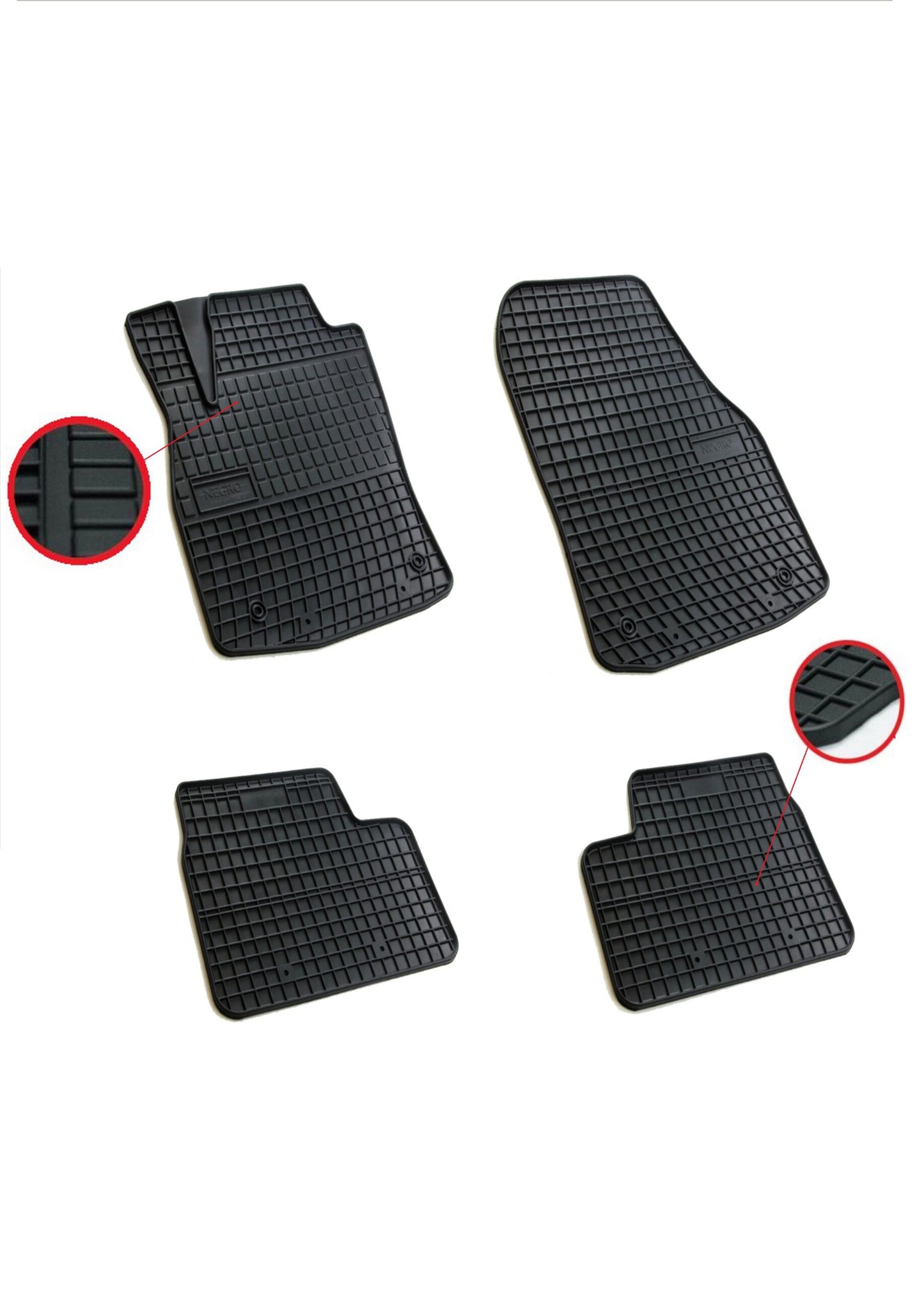 Качествени гумени стелки за Opel Astra III H 2004+ Опел Астра