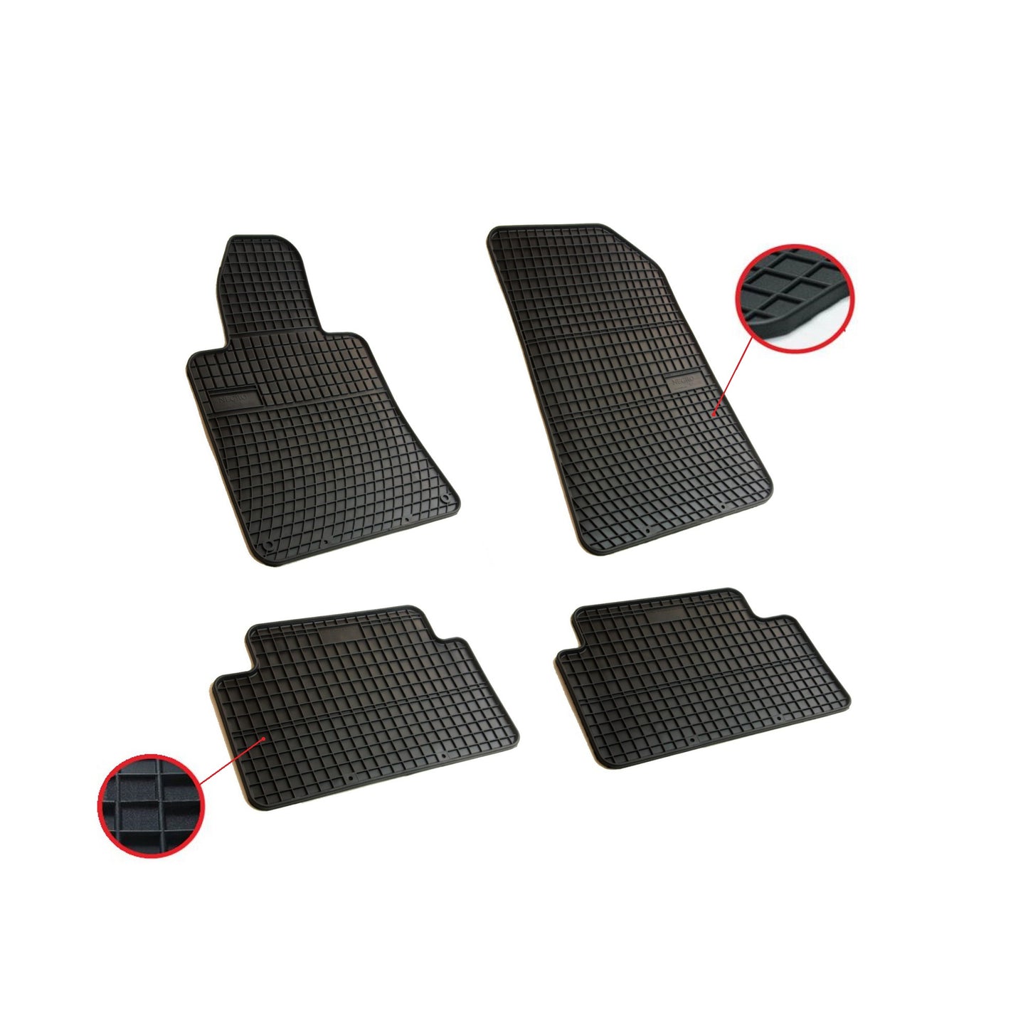 Комплект висококачествени гумени стелки за Пежо Peugeot 508 2011+