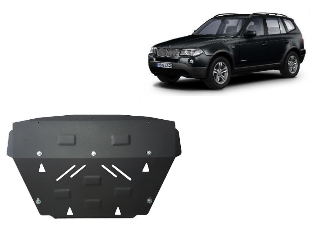Метална кора под предна броня и радиатор - SCUT 03.021 за BMW X3 (E83) 2006 - 12.2011