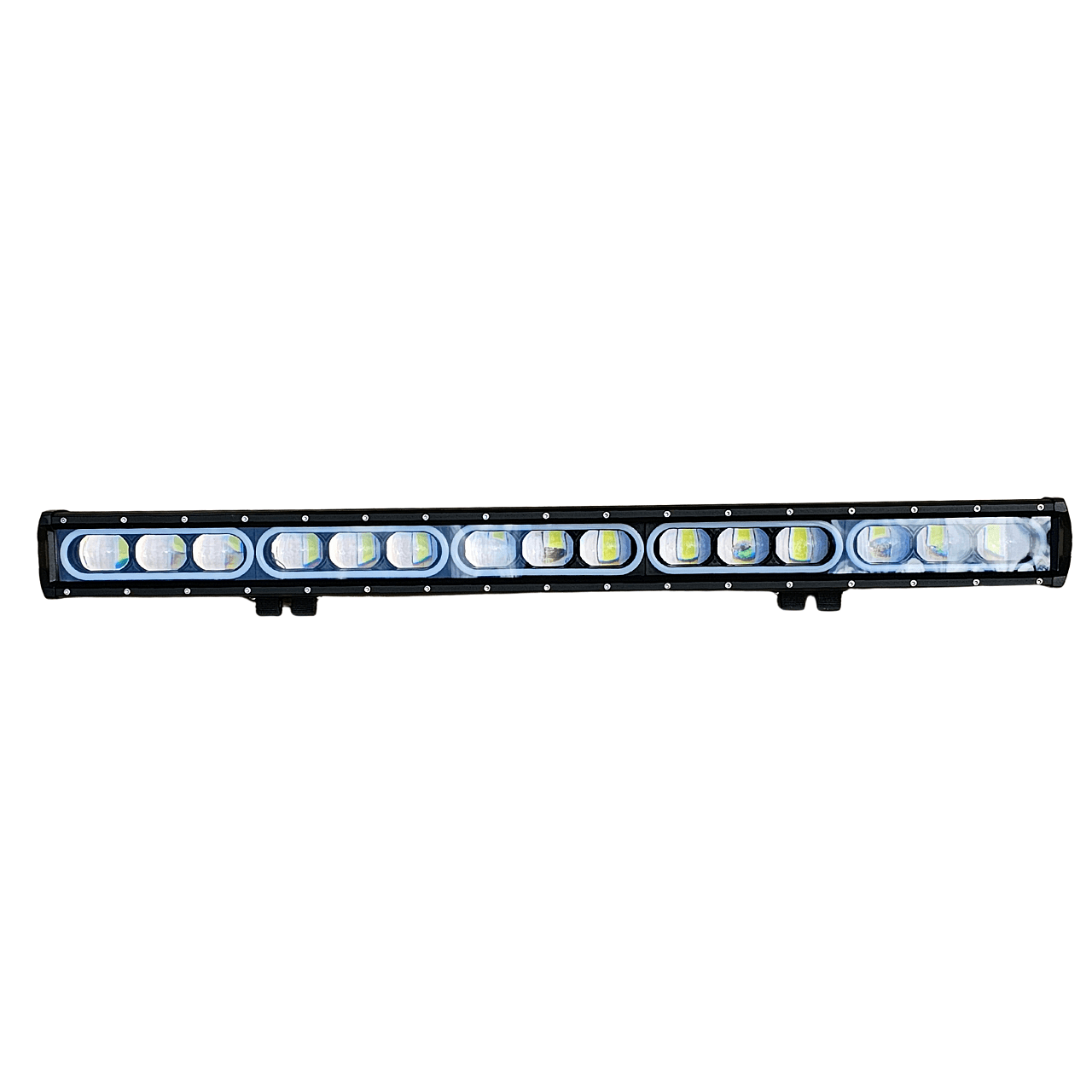 8D 86см 250W 3 в 1 Едноредов LED LIGHT BAR С 3 режима - основна бяла светлина, жълта светлина и дневна (DRL), прав led лайт бар