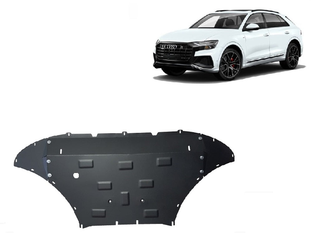 Метална кора под двигател радиатор предна броня - SCUT 02.011 за VOLKSWAGEN TOUAREG (CR7) от 11.2017
