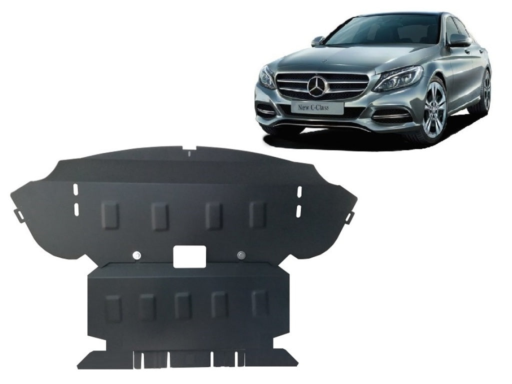 Метална кора под двигател радиатор предна броня - SCUT 14.102 за MERCEDES C (W205) Sedan от 7.2013