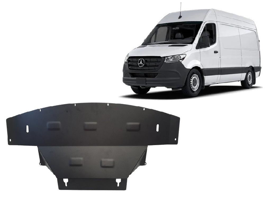 Метална кора под двигател радиатор предна броня - SCUT 14.104 за MERCEDES SPRINTER (907, 910) 4T Panel от 2.2018