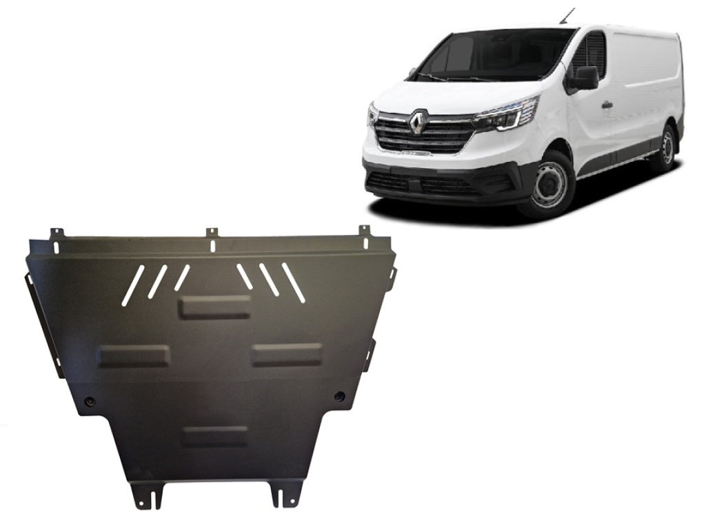 Метална кора под двигател скоростна кутия радиатор след 2022 - SCUT 17.114 за RENAULT TRAFIC III (JG_) Avtobus от 5.2014