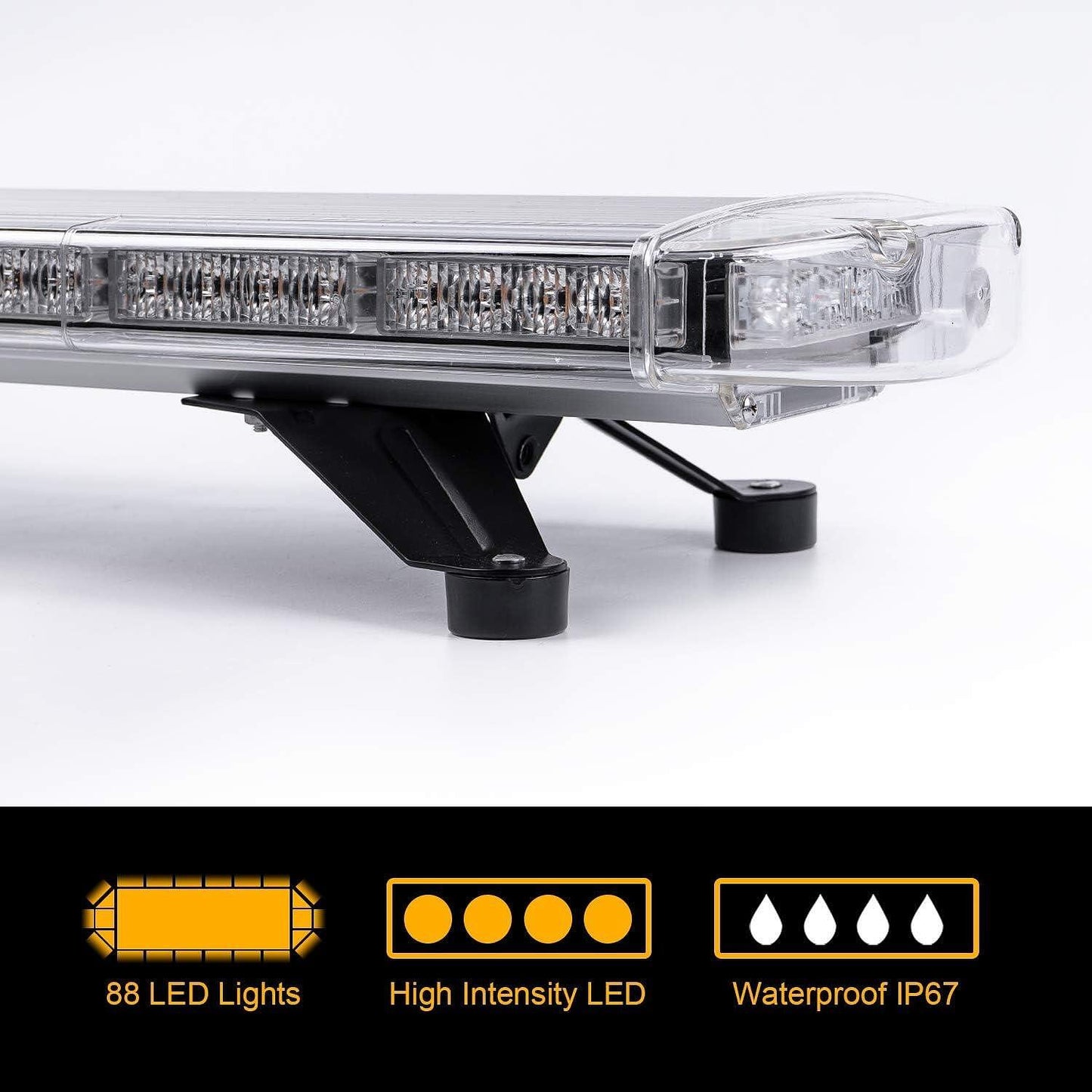 98см LED диодна аварийна сигнална лампа за таван 12-24V маяк, буркан