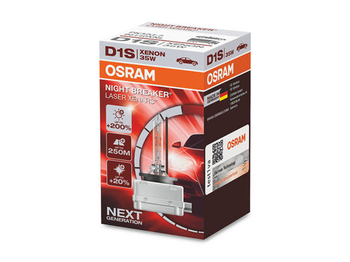 Ксенонова лампа Osram D1S Xenarc Night Breaker Laser +200% 85V, 35W, PK32d-2, 3200lm