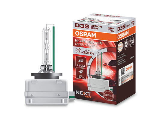Ксенонова лампа Osram D3S Night Breaker Laser Next Gen 42V, 35W, PK32d-5, 4500K, 3200lm