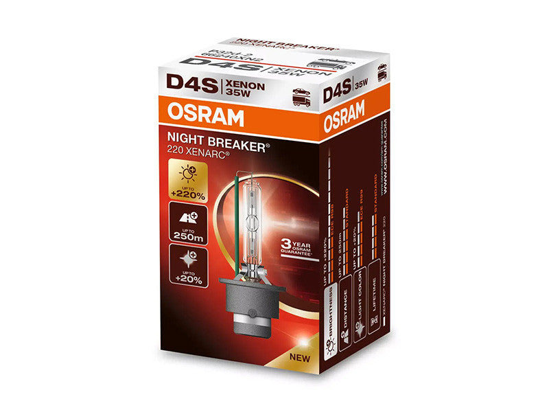 Ксенонова лампа Osram D4S Xenarc Night Breaker 220 42V, 35W, P32D-5, 4400K, 3200lm
