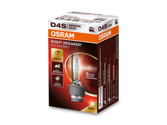 Ксенонова лампа Osram D4S Xenarc Night Breaker 220 42V, 35W, P32D-5, 4400K, 3200lm