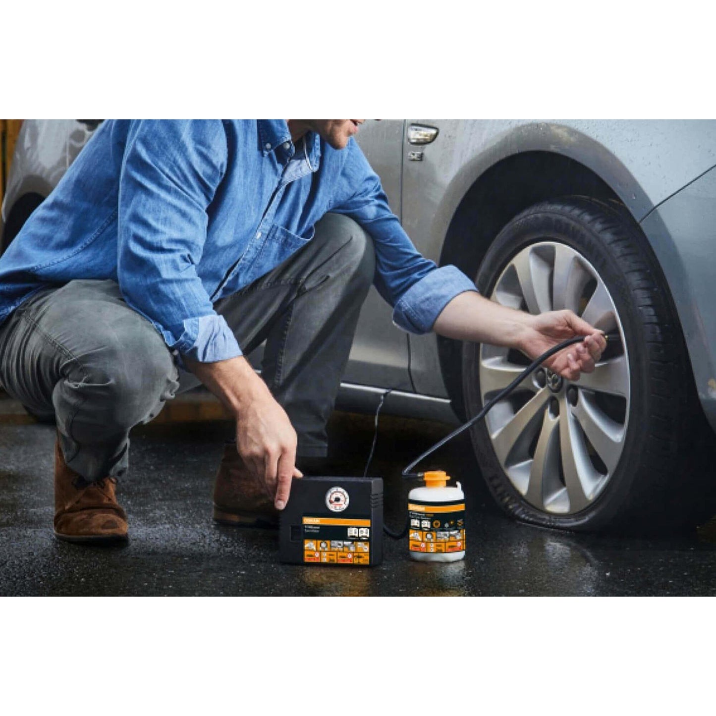 Авариен комплект OSRAM за спукана гума