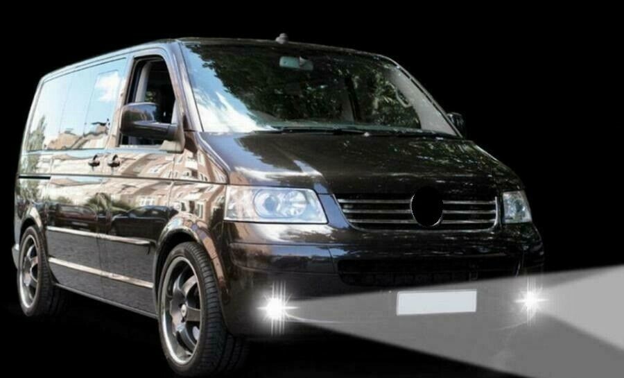 Комплект LED лампи за халогени за броня за Фолксваген Транспортер Т5 VW TRANSPORTER T5 2003-2010 Крафтер 06+ Шкофа Фабия Skoda Fabia 2007-2014