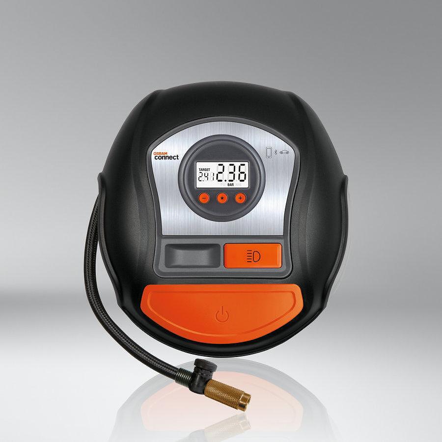 Дигитален компресор за гуми OSRAM TYREinflate Connect 650, 6.9 bar, 12V, 90dB, с опция за свързване към телефон