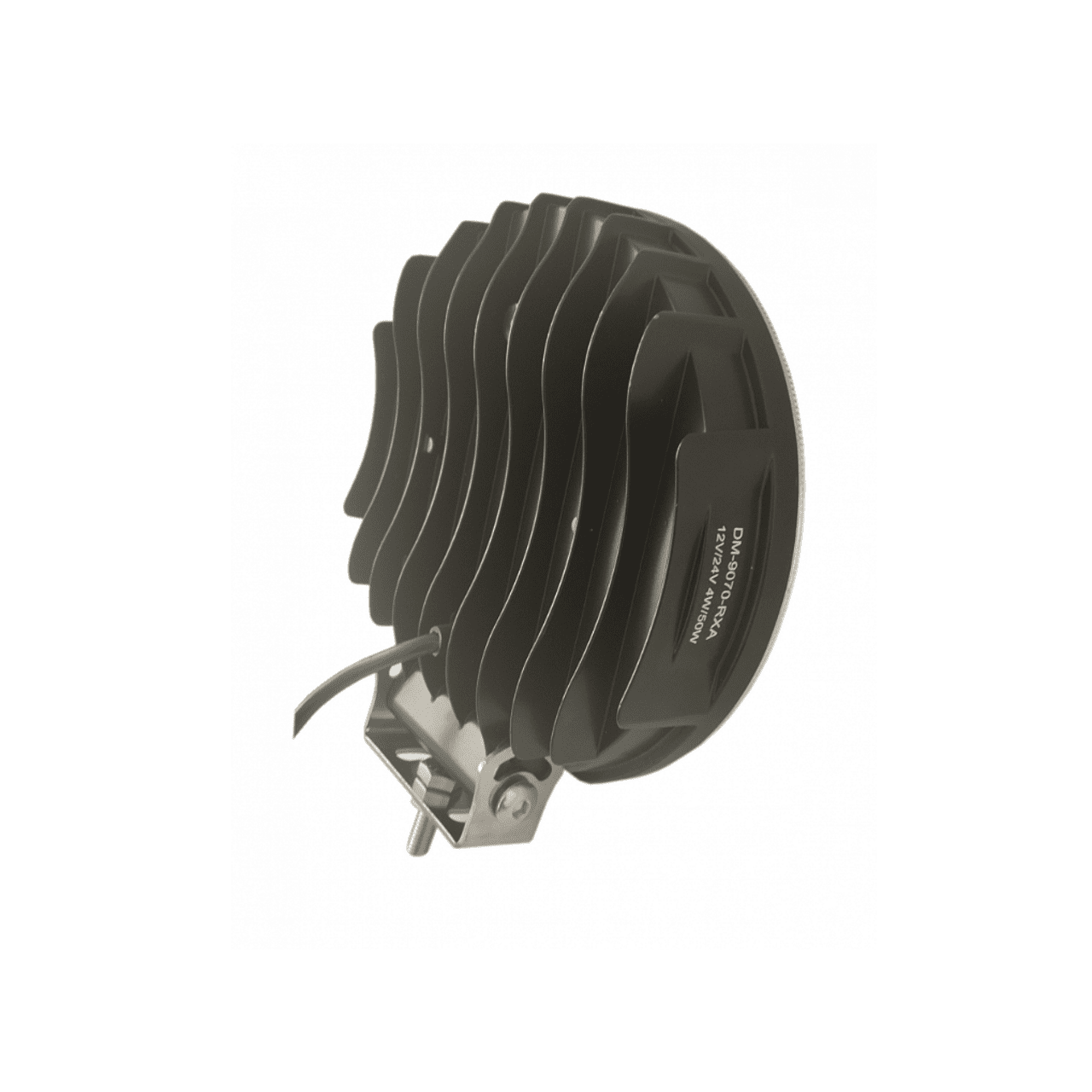 Диоден фар с бял+оранжев габарит LED + DRL 70W Ø 220мм 9" 12V/24V Е-Mark Е9
