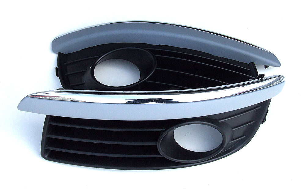 Комплект решетки за броня за Фолксваген Джета VW Jetta 2004-2009 04-09 С ХРОМ
