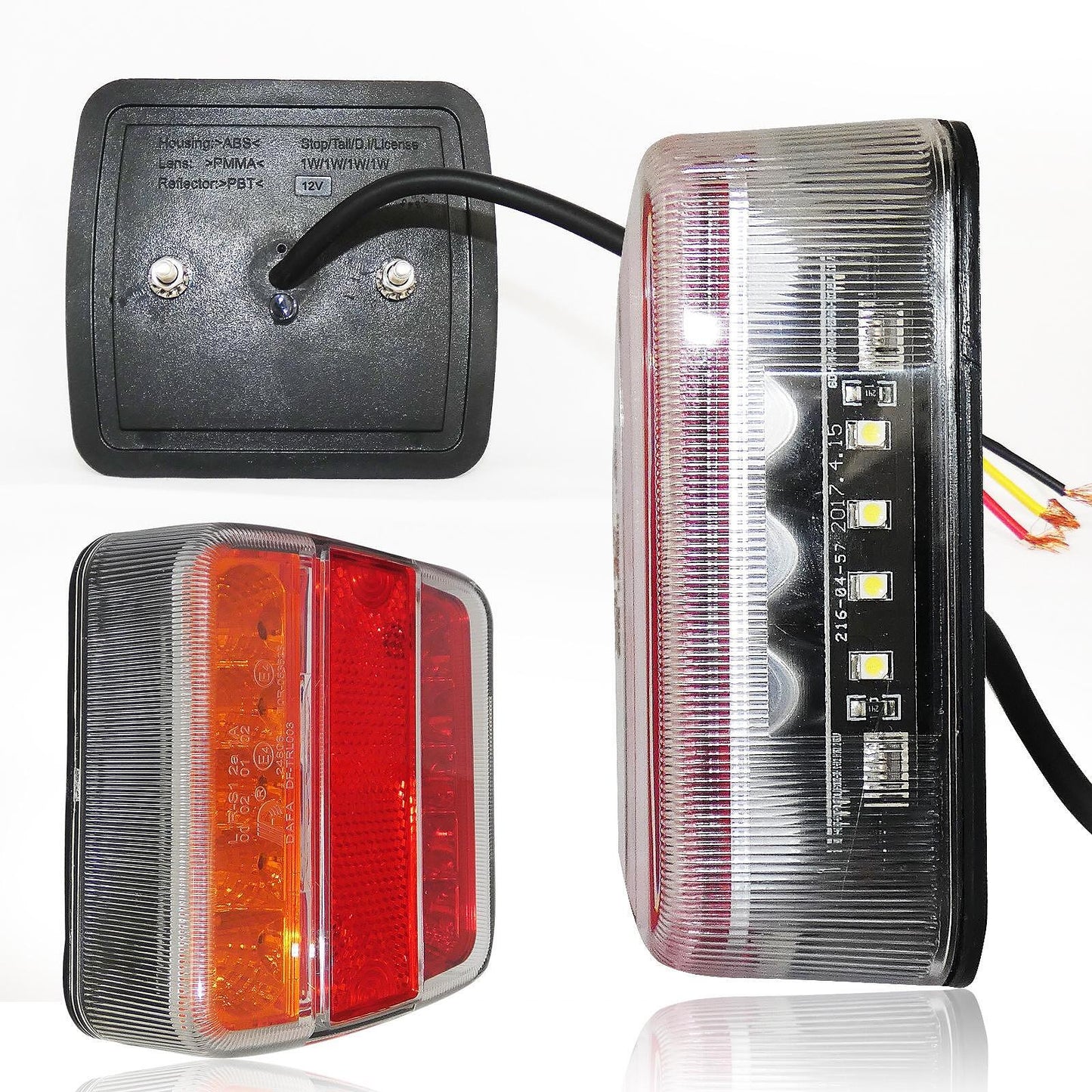 Един брой LED Диоден Стоп Задна светлина 12V 24V Волта за бус камион ТИР ремарке каравана