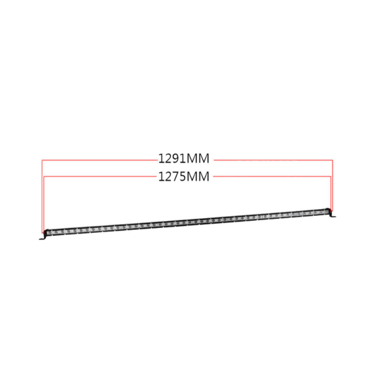 Едноредов SLIM LED BAR 50" (129см) 240W слим led бар