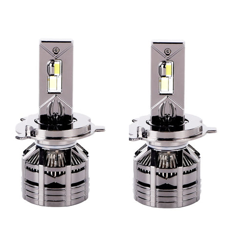 Комплект от 2 броя LED диодни крушки H4 Х4 12V 150W 15000lm за фарове Canbus без грешки 6000К къси/дълги