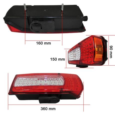 Комплект Led Стопове за Влекач Камион Волво Volvo FH / FM сled 2012г
