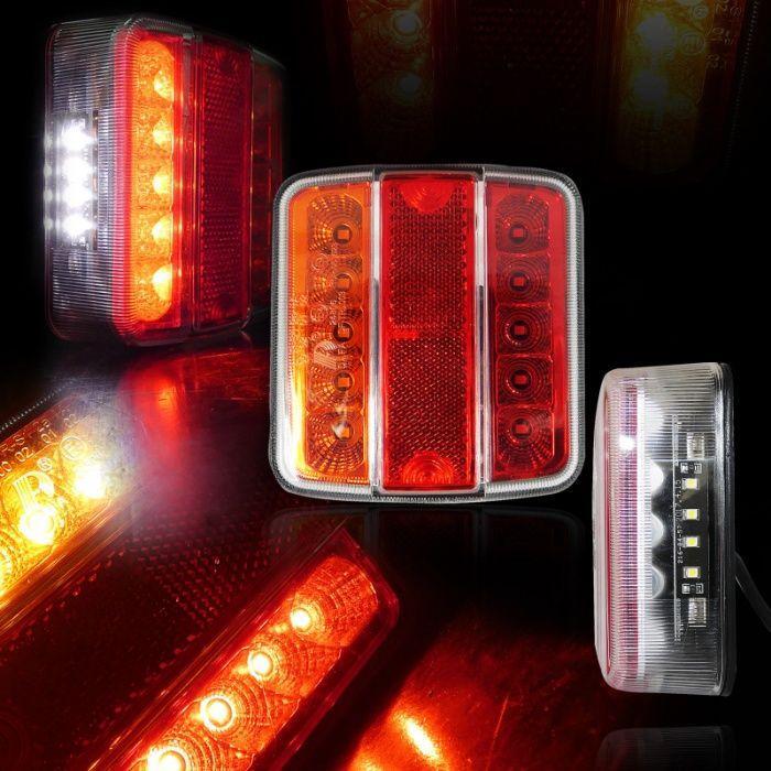 Комплект 2бр. LED Диодни Стопове 12V/24V за бус, камион, ТИР, ремарке