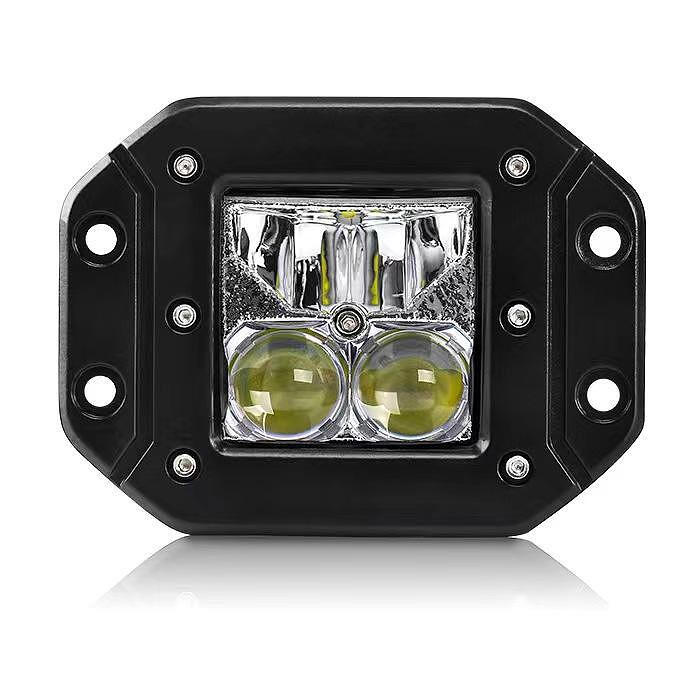 Комплект 2бр LED халогени 5" 20W за вграждане в броня