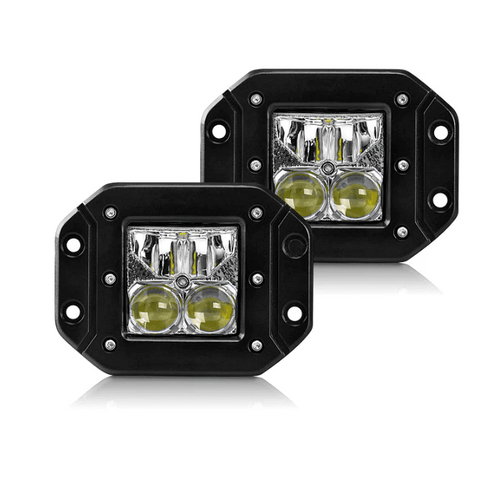 Комплект 2бр LED халогени 5" 20W за вграждане в броня