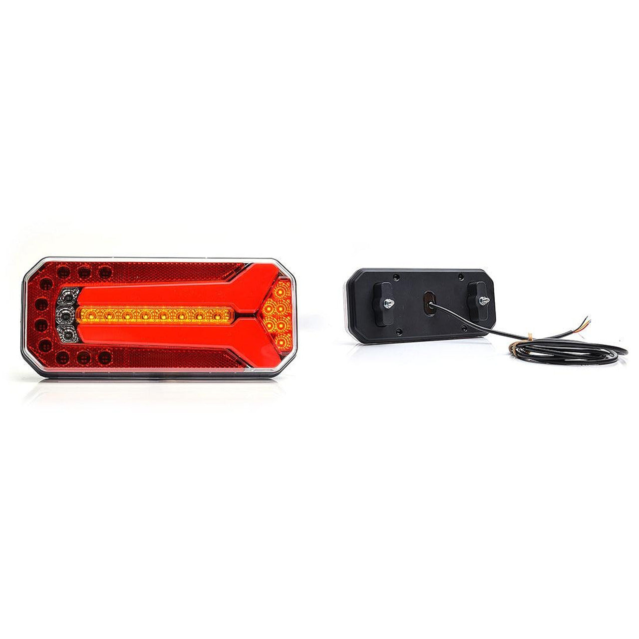 Комплект LED стопове, ляв и десен, 4 функции, Е-Мark, неон ефект, 12V-24V