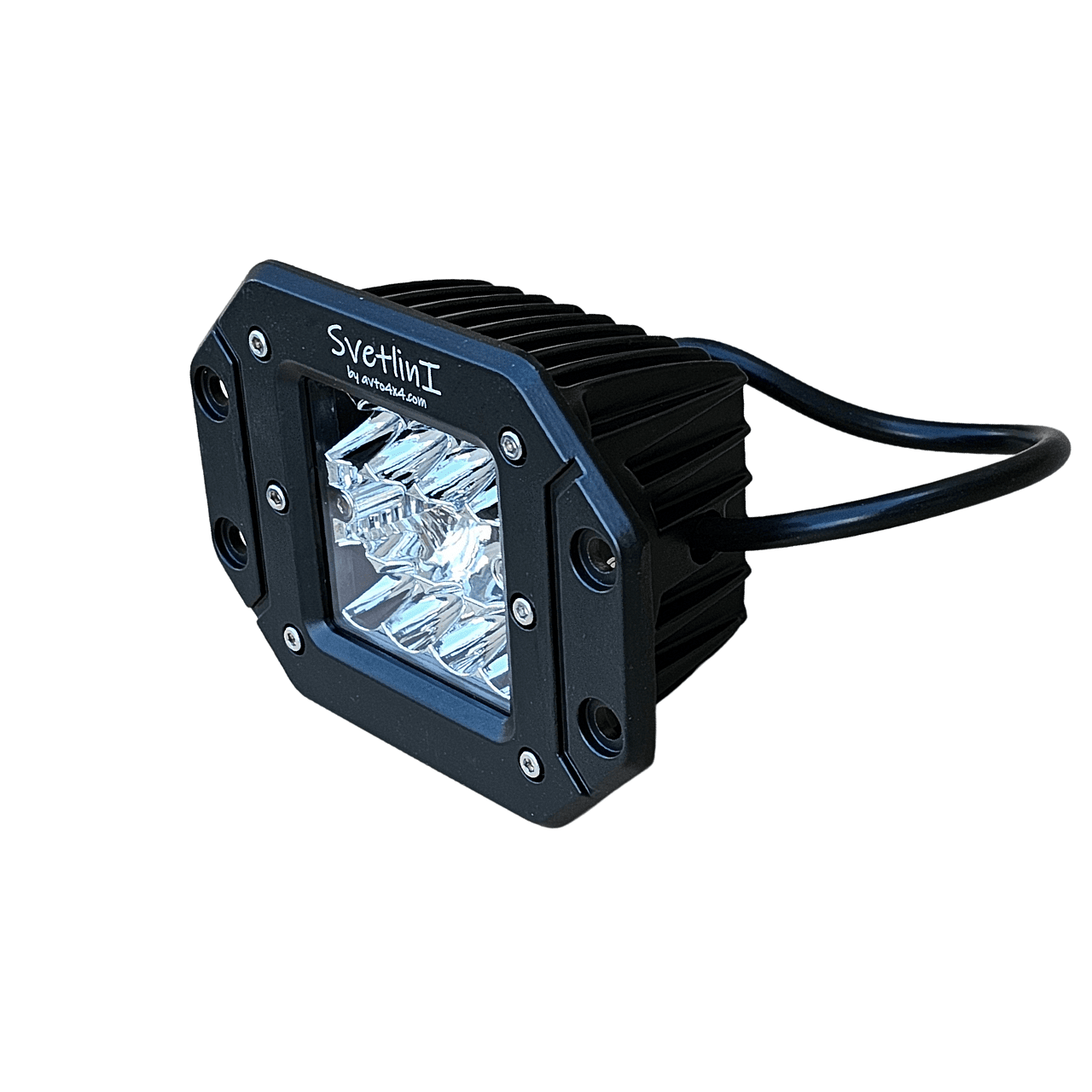Комплект мощни LED халогени 5" 42W за вграждане в броня