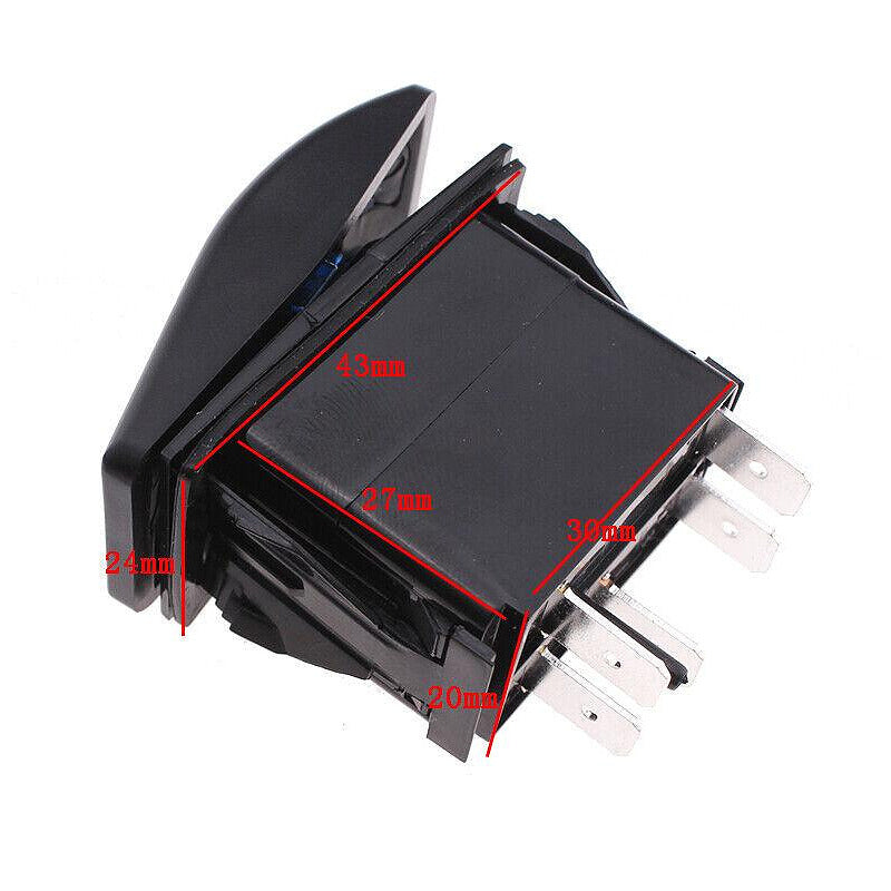 Копче/бутон с надпис BACKUP LIGHTS за вграждане 12V - 24V