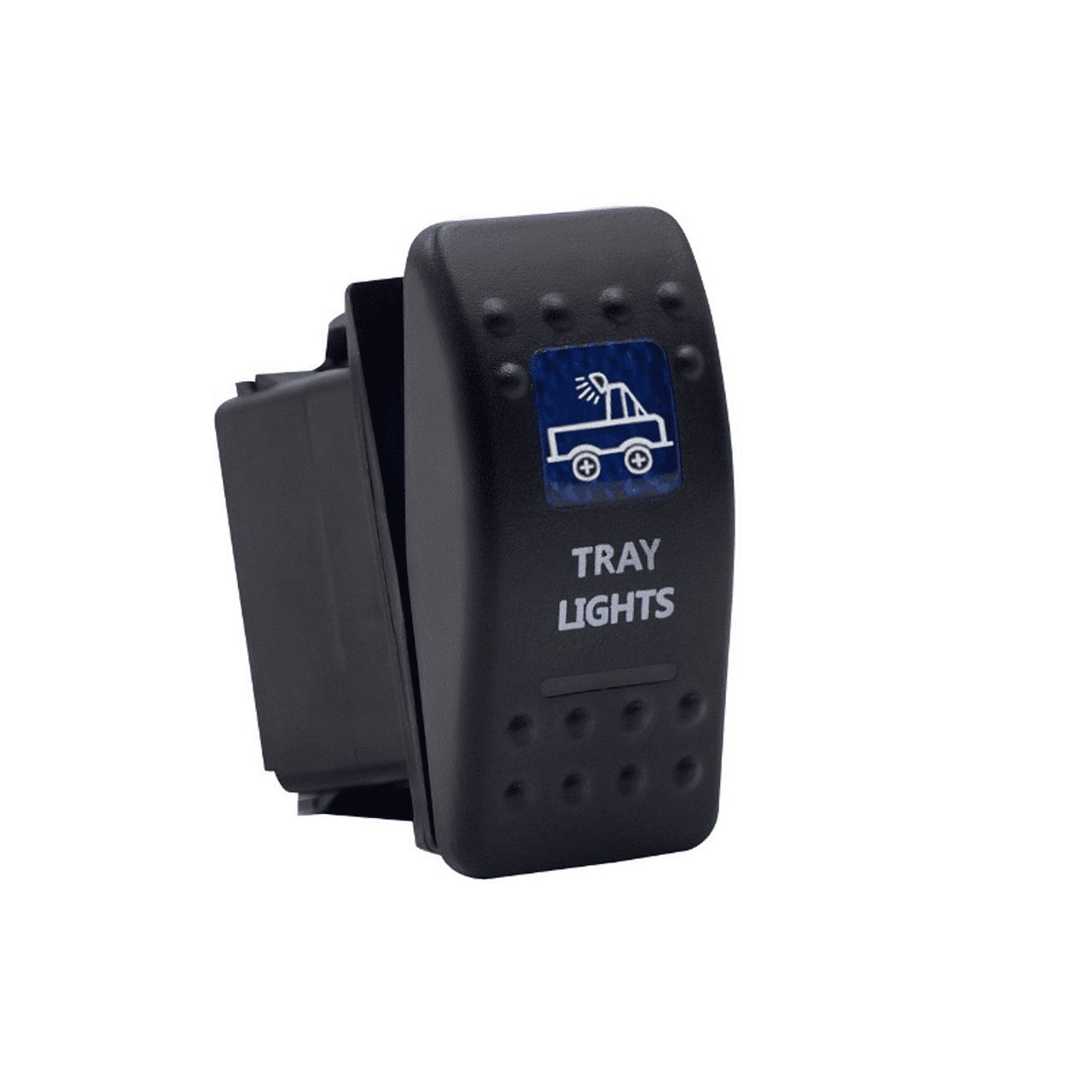 Копче/бутон с надпис TRAY LIGHTS за вграждане 12V - 24V