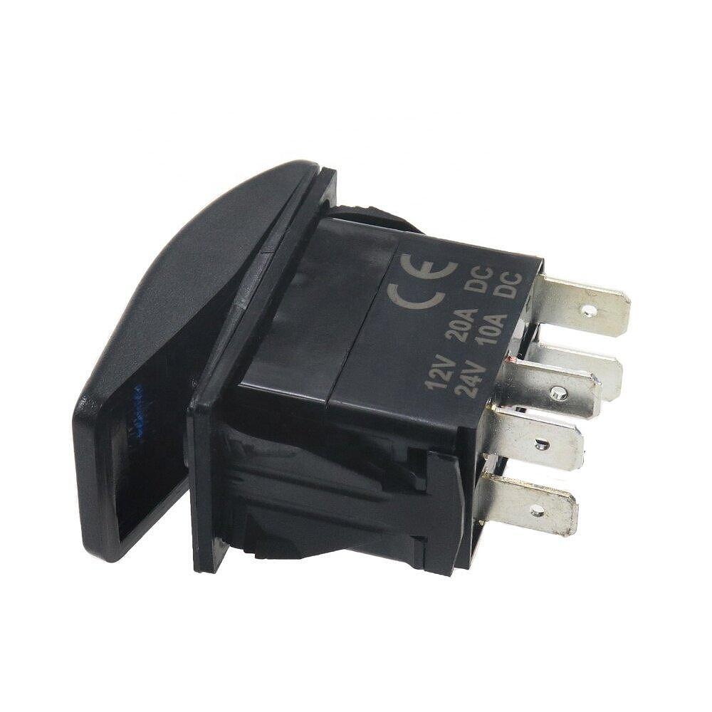 Копче/бутон с надпис TRAY LIGHTS за вграждане 12V - 24V