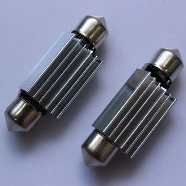 Комплект от 2 броя LED  Диодни Крушки 3 SMD 5050 36мм 12V Бяла Светлина Canbus Error Free Bez Грешки в блистер