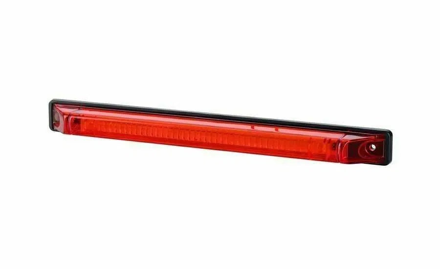 LED  Диоден Габарит Маркер Червен 25,5cm 12V - 24V E-Mark E9 от Полша