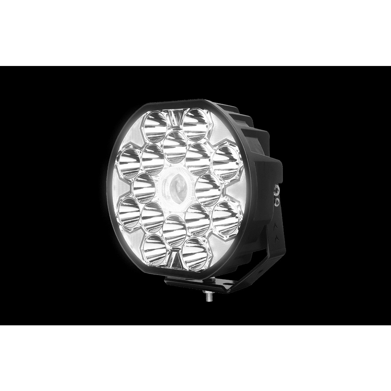 LED Фар с дълга бяла светлина + бяла и жълта габаритна 80W 9100lm 12V/24V Е-марк Е9