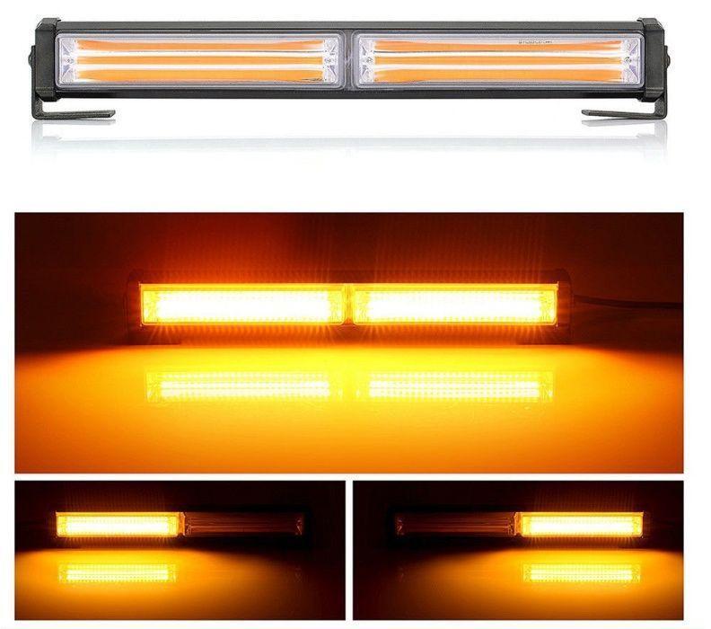 LED сигнална / аварийна лампа 30см 12V/24V - няколко режима на работа