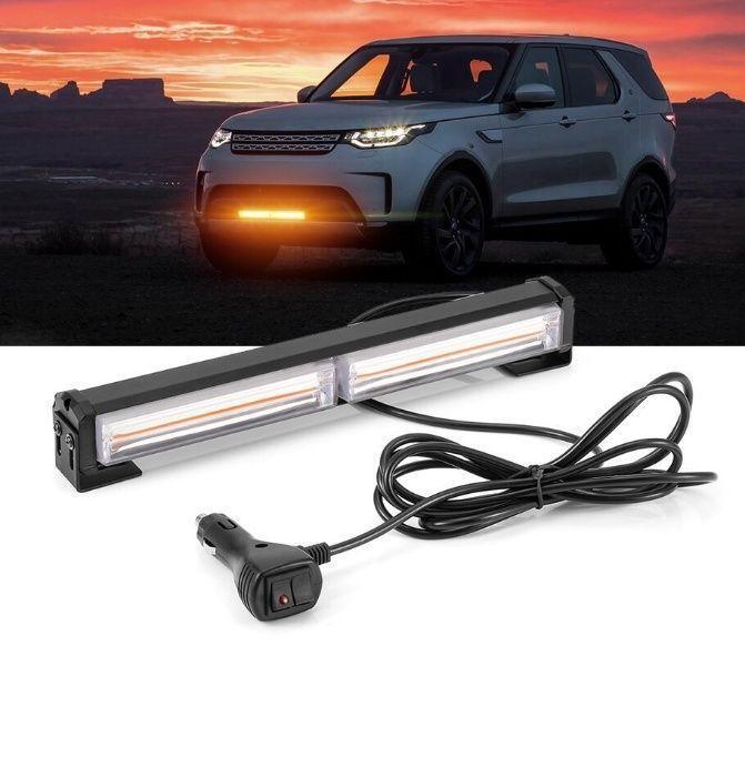 LED сигнална / аварийна лампа 30см 12V/24V - няколко режима на работа