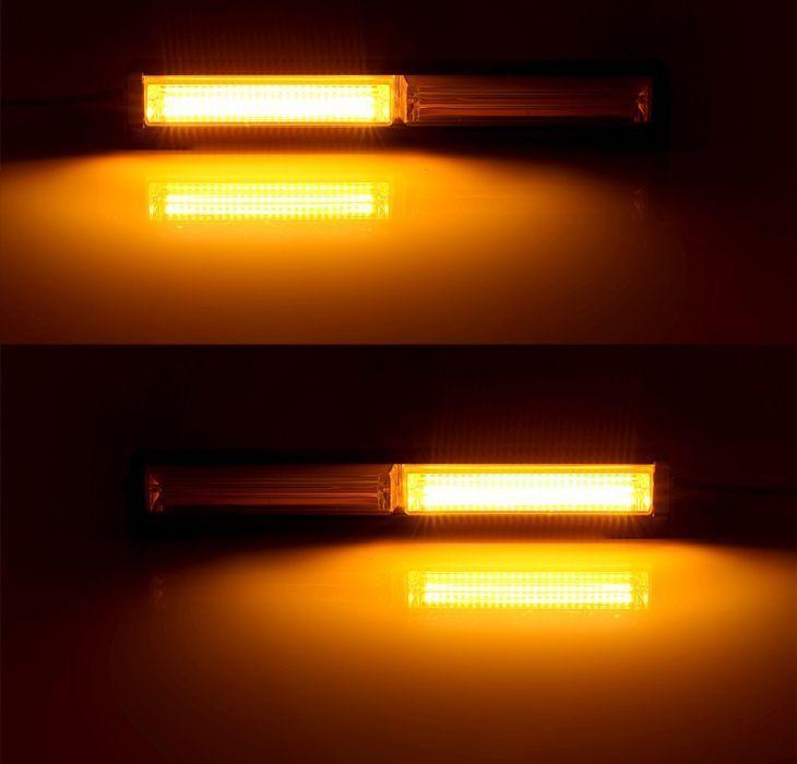 LED сигнална / аварийна лампа 30см 12V/24V - няколко режима на работа