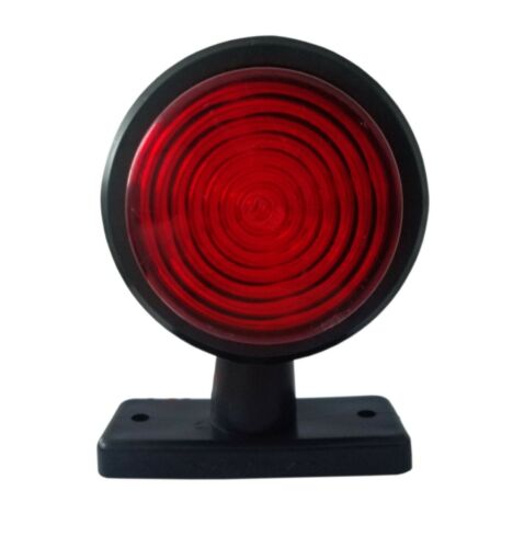 Комплект от 2 броя 12-24V висококачествени LED Диодни Странични Маркери, Рогчета, Светлини За Камион, Ремарке, Каравана, Кемпер АТВ и др., бяло-червено