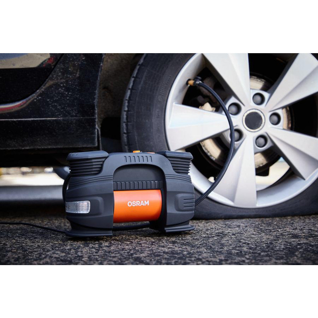 Мобилен компресор за гуми OSRAM TYREintlate 830, 5.5 bar, 12V, 90dB