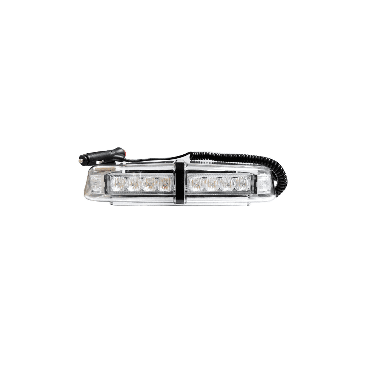 Оранжева аварийна лампа с магнит 31см 24W 12/24V led аварийна сигнална блиц лампа маяк за пътна помощ /бяло стъкло/