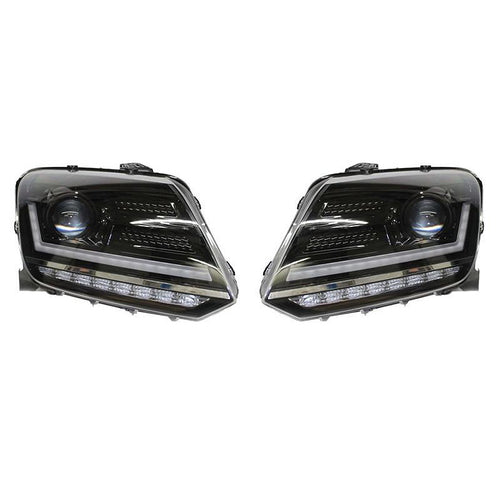 OSRAM LED фарове за Volkswagen Amarok сled 2010 година, черна основа