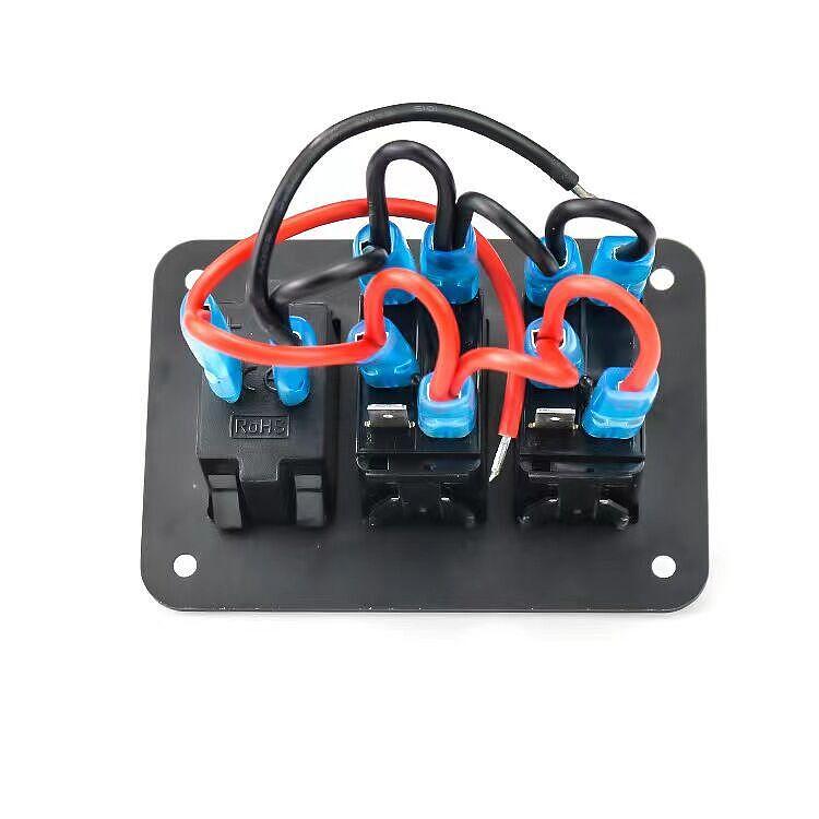 Панел за вграждане с 2 бутон ON/OFF + 2бр. USB за зареждане
