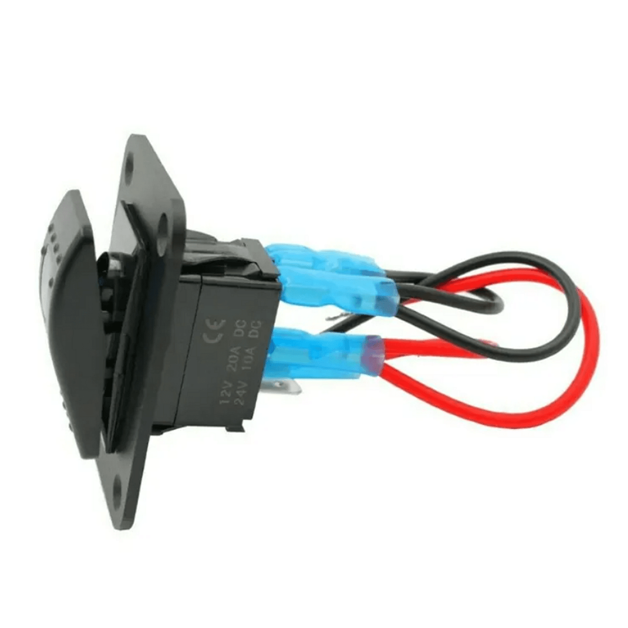 Панел/табло с 1 бутон ON/OFF - универсален, за вграждане 12V - 24V