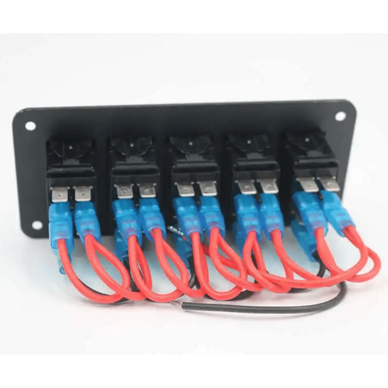 Панел/табло с 5 бутона ON/OFF - универсален, за вграждане 12V - 24V