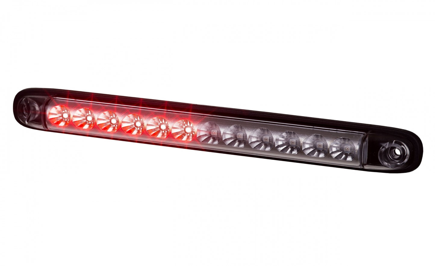 LED  Диодна Мултифункционална Задна Светлинаа С Три функции Стоп Габарит Мигач 12V - 24V E-Mark, 257mm x 27mm