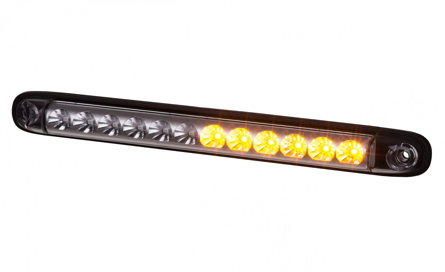 LED  Диодна Мултифункционална Задна Светлинаа С Три функции Стоп Габарит Мигач 12V - 24V E-Mark, 257mm x 27mm