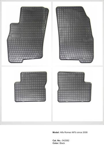 Гумени стелки за FIAT Grande Punto / Evo (2005-2012), марка Frogum